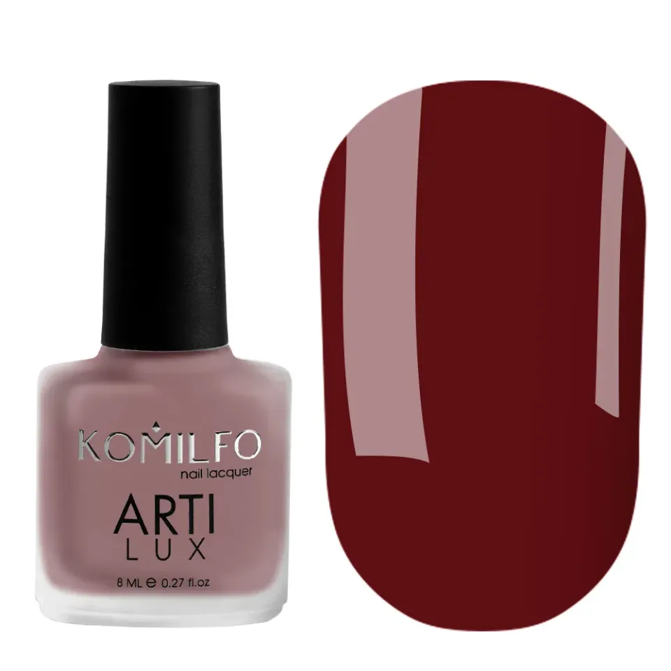 Komilfo ArtiLux Lady in Red 005 smalto 8 ml rosso sangria