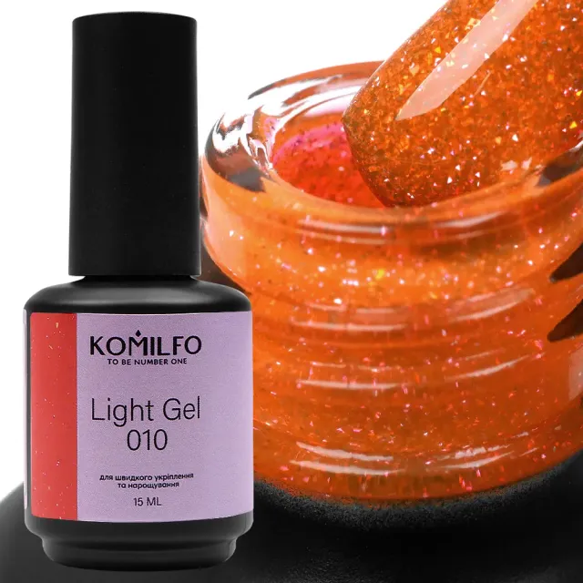 Komilfo Light Gel 010 gel liquido 15 ml rinforzo