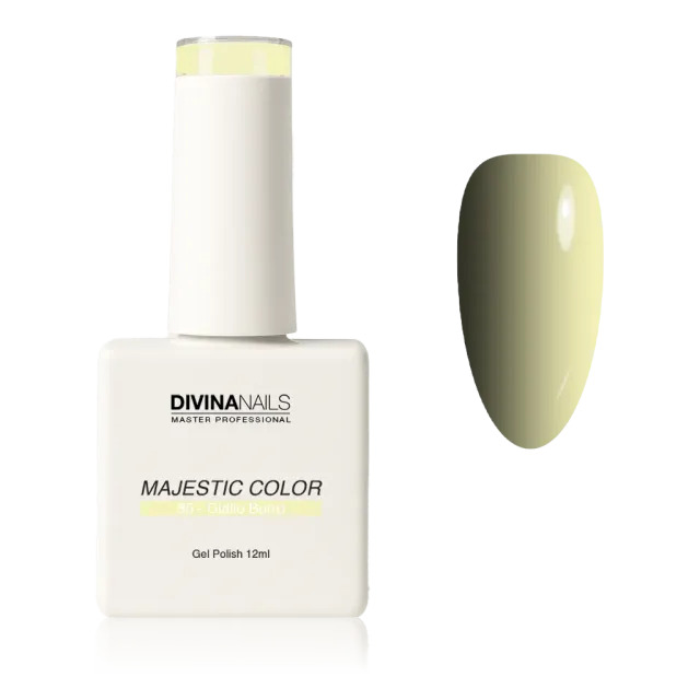 Diva Nails Majestic Color 36 Giallo Burro semipermanente 12ml