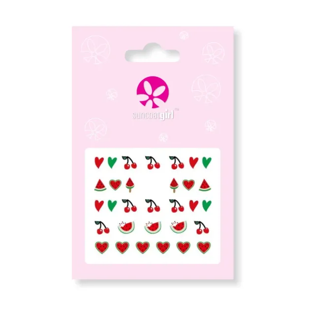 Suncoatgirl Cherry Blossom Bliss sticker unghie rossi