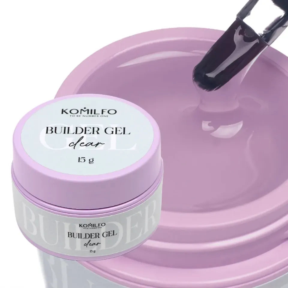 Komilfo Builder Gel Clear gel costruttore 15 g trasparente
