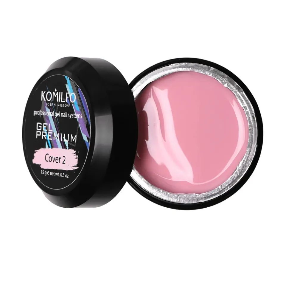 Komilfo Gel Premium Cover 2 gel costruttore 15 g nude