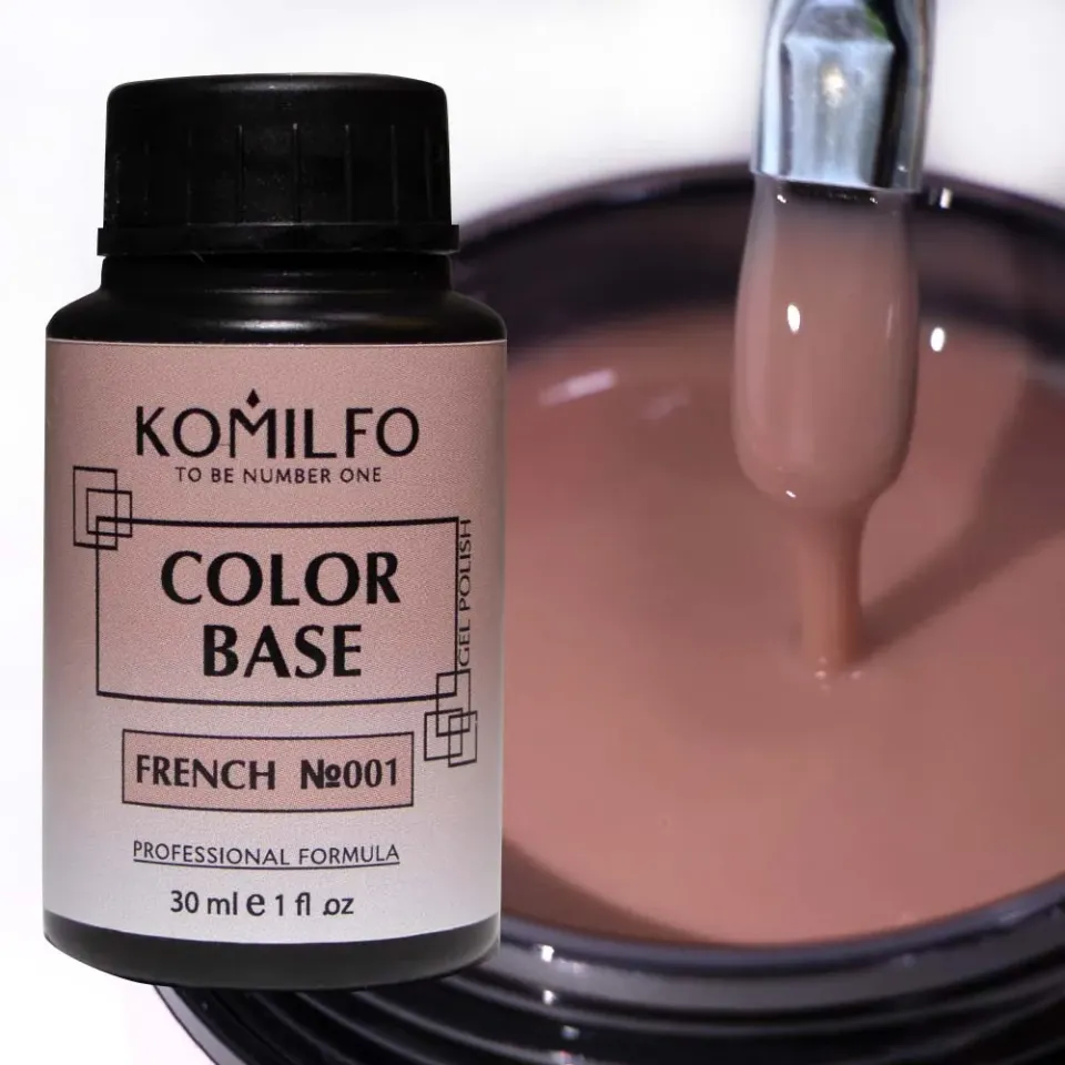 Komilfo Color Base French 001 base semipermanente 30 ml nude