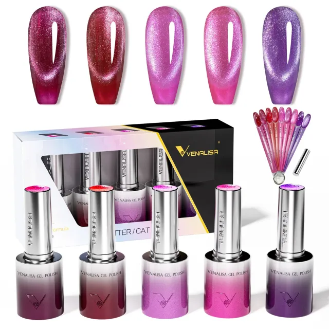 Venalisa Velvet Cat Eye Kit Smalto Gel 10ml Magnetico