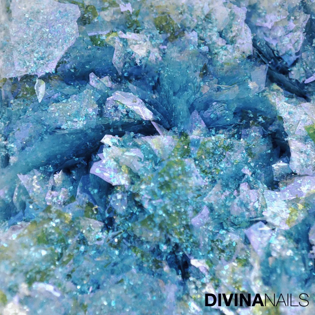 Diva Nails Diamond Holo Precious Stones glitter unghie set 12x2g