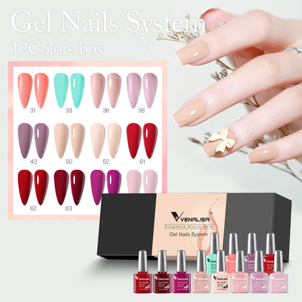 Venalisa Dream Grace smalto gel set 12 colori 7,5ml