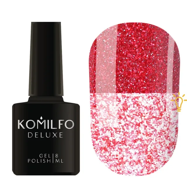 Komilfo Luminous L005 smalto semipermanente 8 ml rosso riflettente