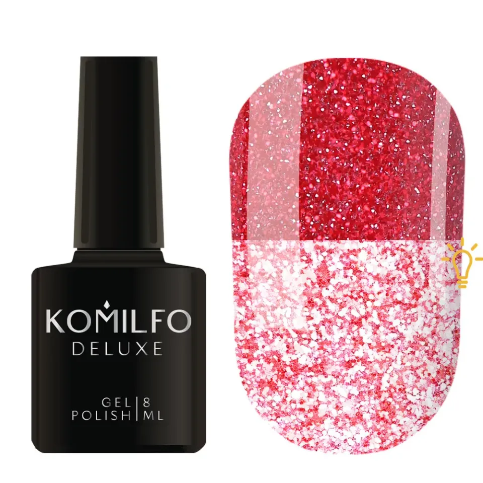 Komilfo Luminous L005 smalto semipermanente 8 ml rosso riflettente