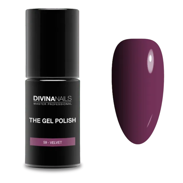Diva Nails The Gel Polish 59 Velvet smalto semipermanente 8ml viola