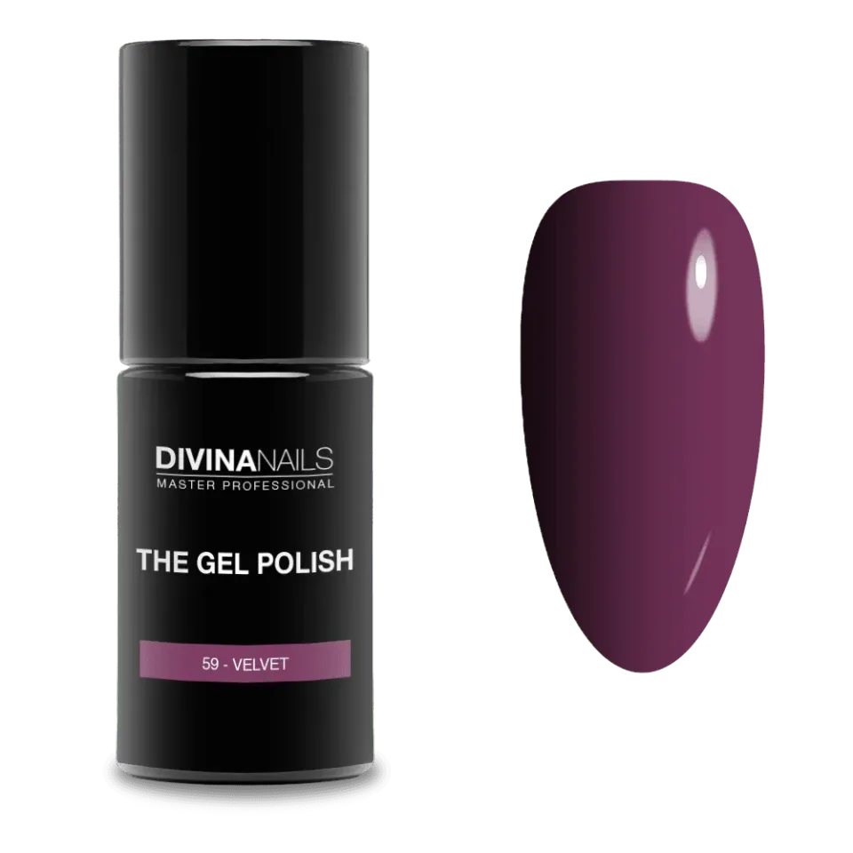 Diva Nails The Gel Polish 59 Velvet smalto semipermanente 8ml viola
