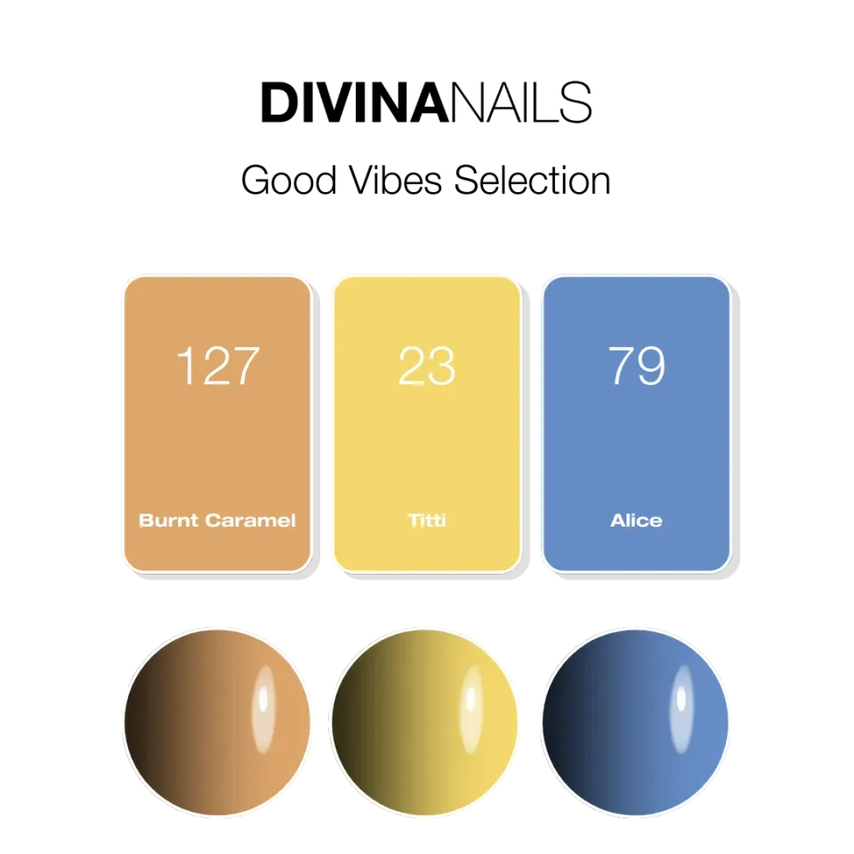 Diva Nails Good Vibes Selection gel polish 3x8ml