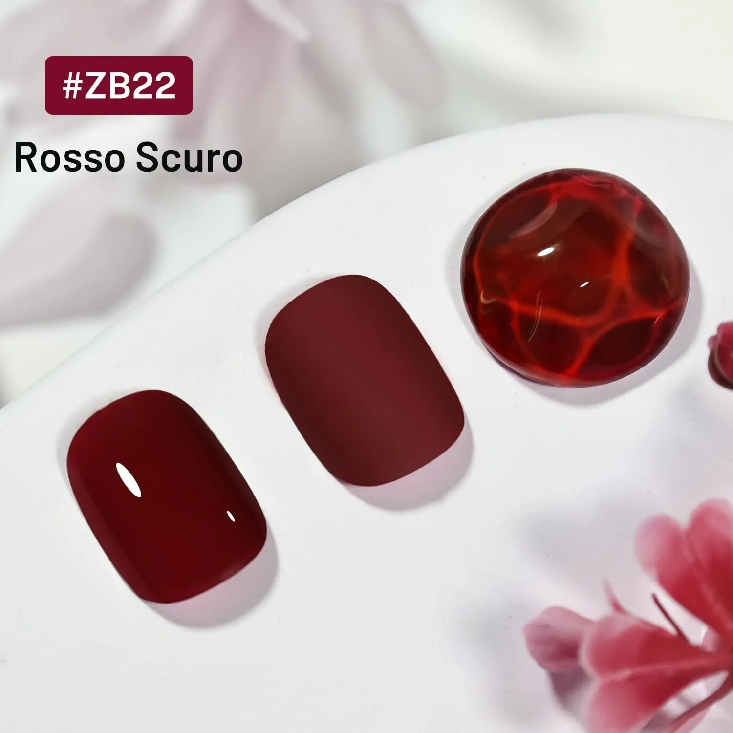 Jodsone smalto unghie rosso scuro 16,5 ml asciugatura rapida