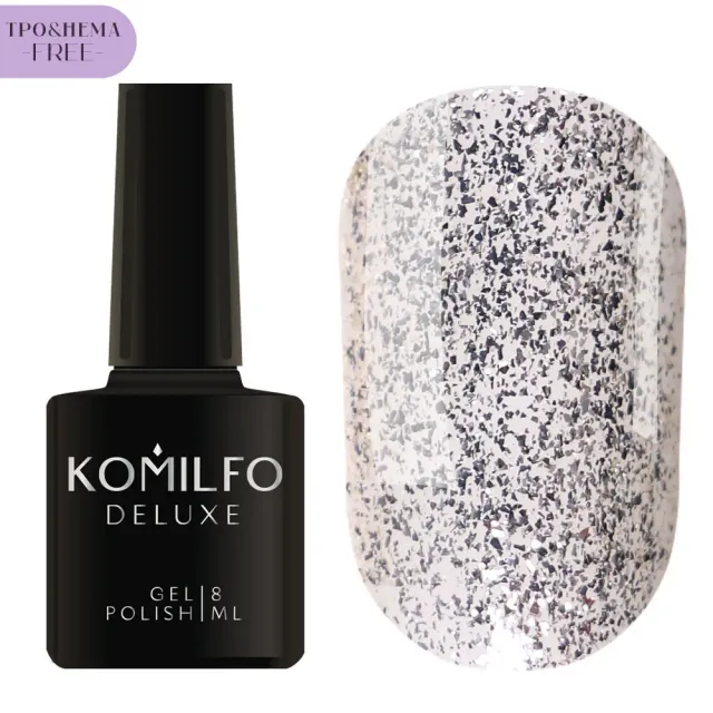 Komilfo Glitter G011 smalto semipermanente 8 ml glitter