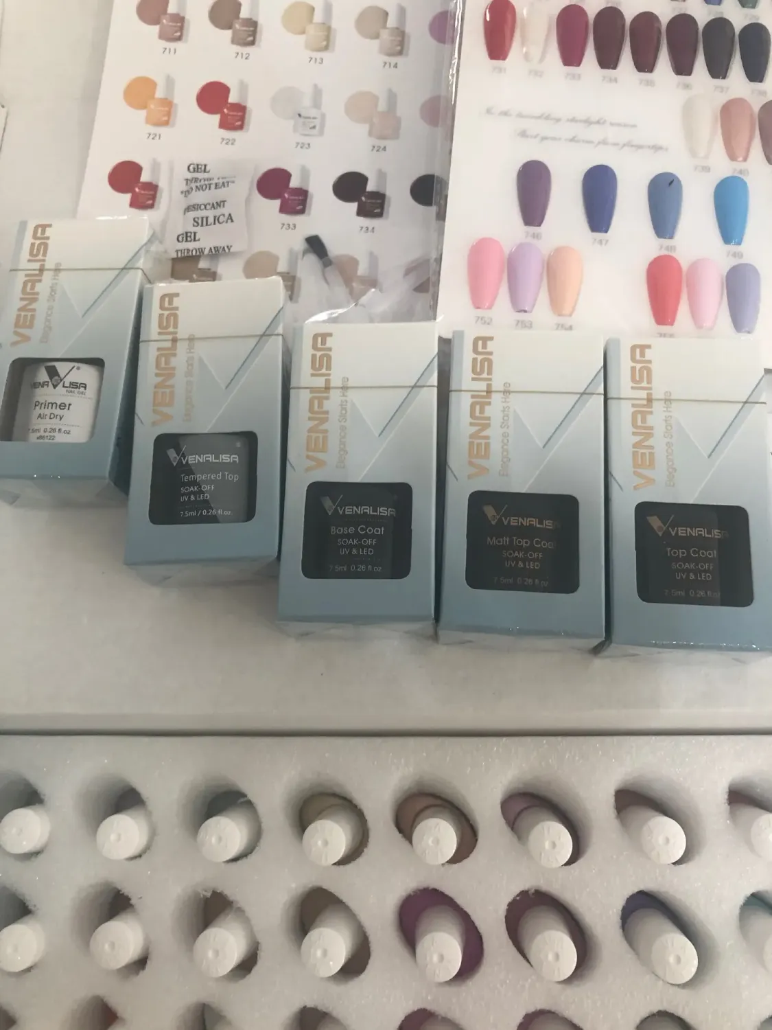 Venalisa VIP3 Kit Smalti Semipermanenti 60 Colori 7,5ml