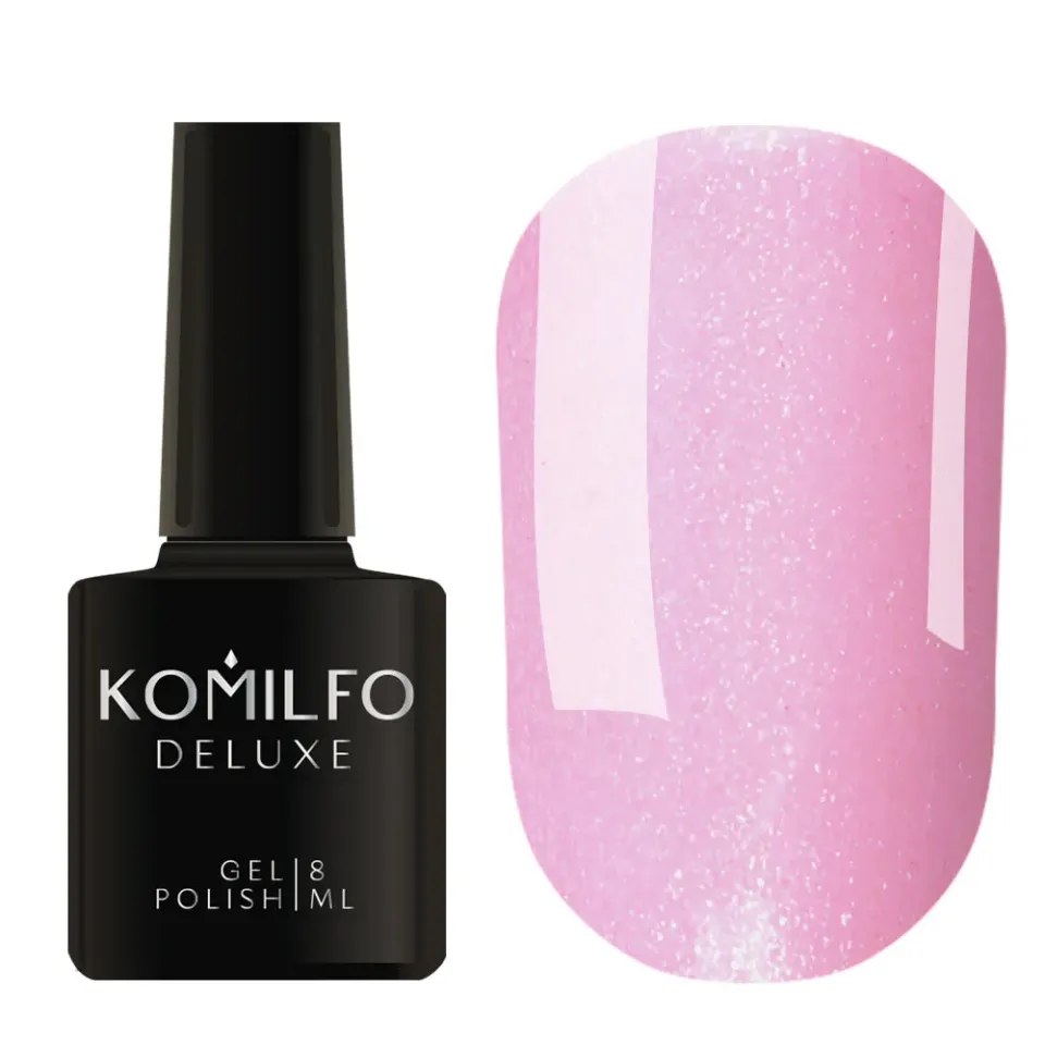 Komilfo Deluxe D029 smalto semipermanente 8 ml rosa shimmer