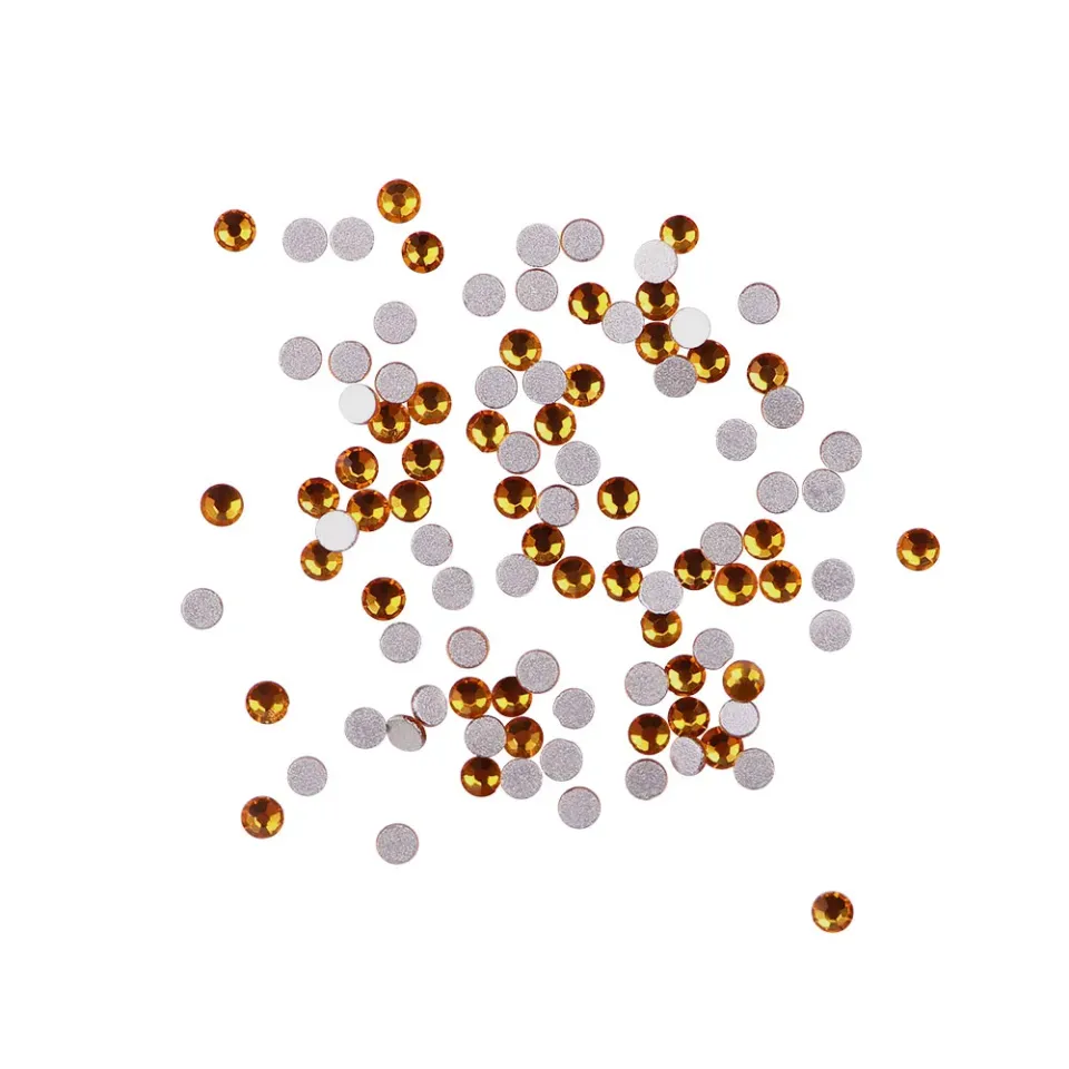 Komilfo Strass Topazio decorazioni unghie 100 pezzi misura 5