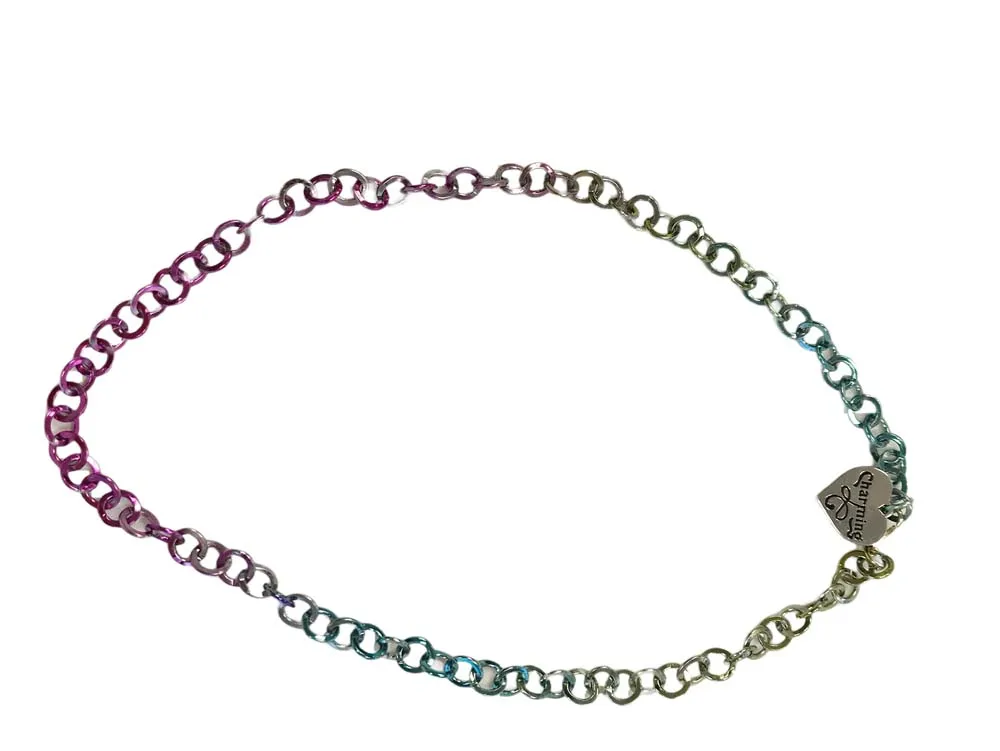Snails Charming Necklace collana bambina colorata in ferro