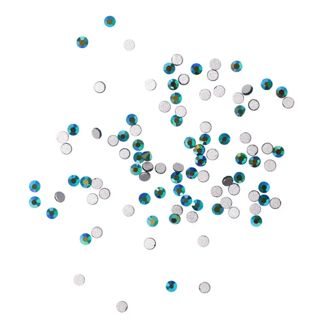 Komilfo Strass Emerald AB Misura 3 Decorazione Unghie 100 pz Verde