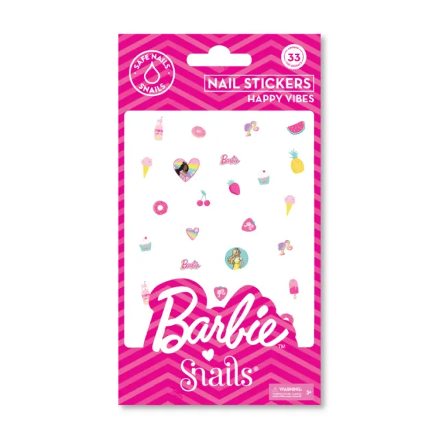 Snails Barbie Happy Vibes adesivi unghie bambina