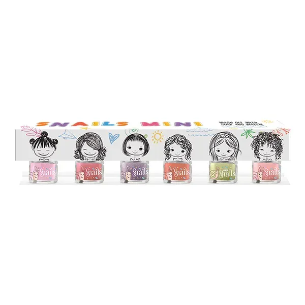 Snails Mini 6 Pack set 6 smalti 7 ml colori misti
