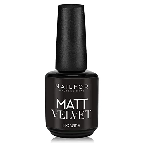 Nailfor Matt Velvet Top Coat opaco 15ml soft touch