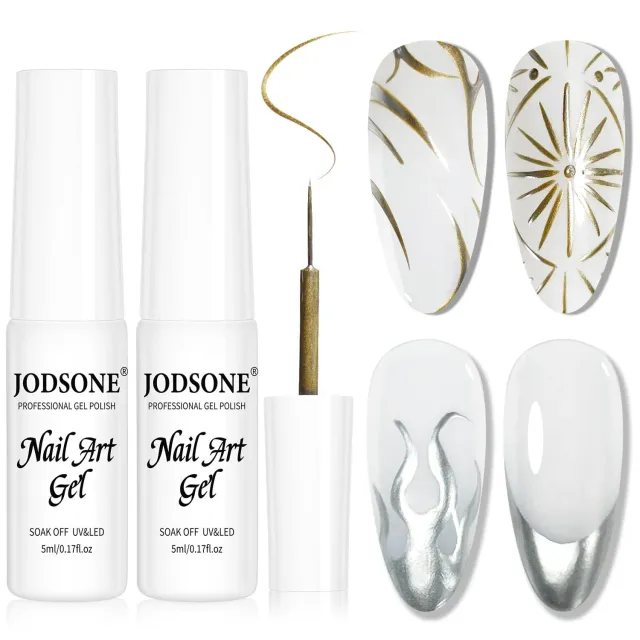 Jodsone Metallic LB01-LB02 gel liner oro argento cromato