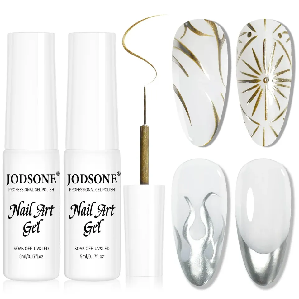 Jodsone Metallic LB01-LB02 gel liner oro argento cromato