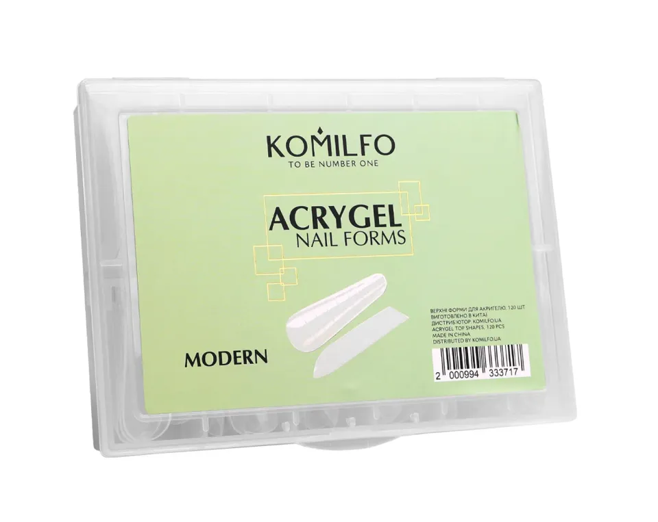 Komilfo Top Nail Forms Modern dual form mandorla 120 pz