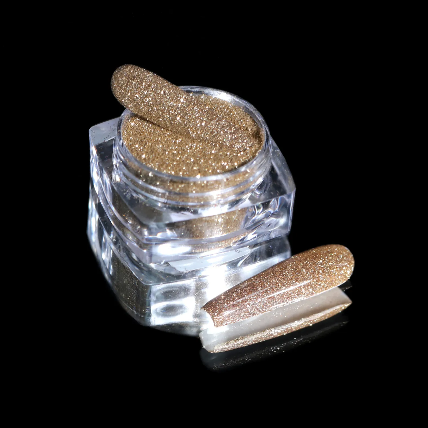 Komilfo 106 glitter unghie 2,5 g oro freddo brillante