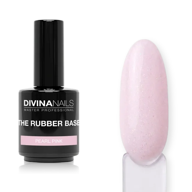 Divina Nails The Rubber Base Pearl Pink base rubber 15ml