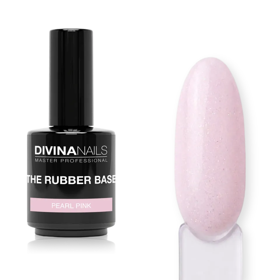 Divina Nails The Rubber Base Pearl Pink base rubber 15ml