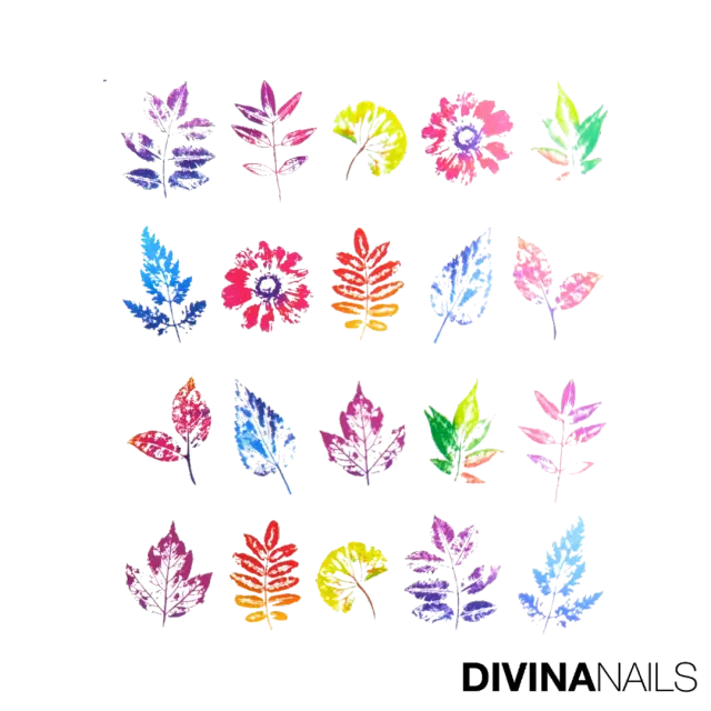 Diva Nails Water Decal Flower Spring 03 stickers unghie fiori primaverili