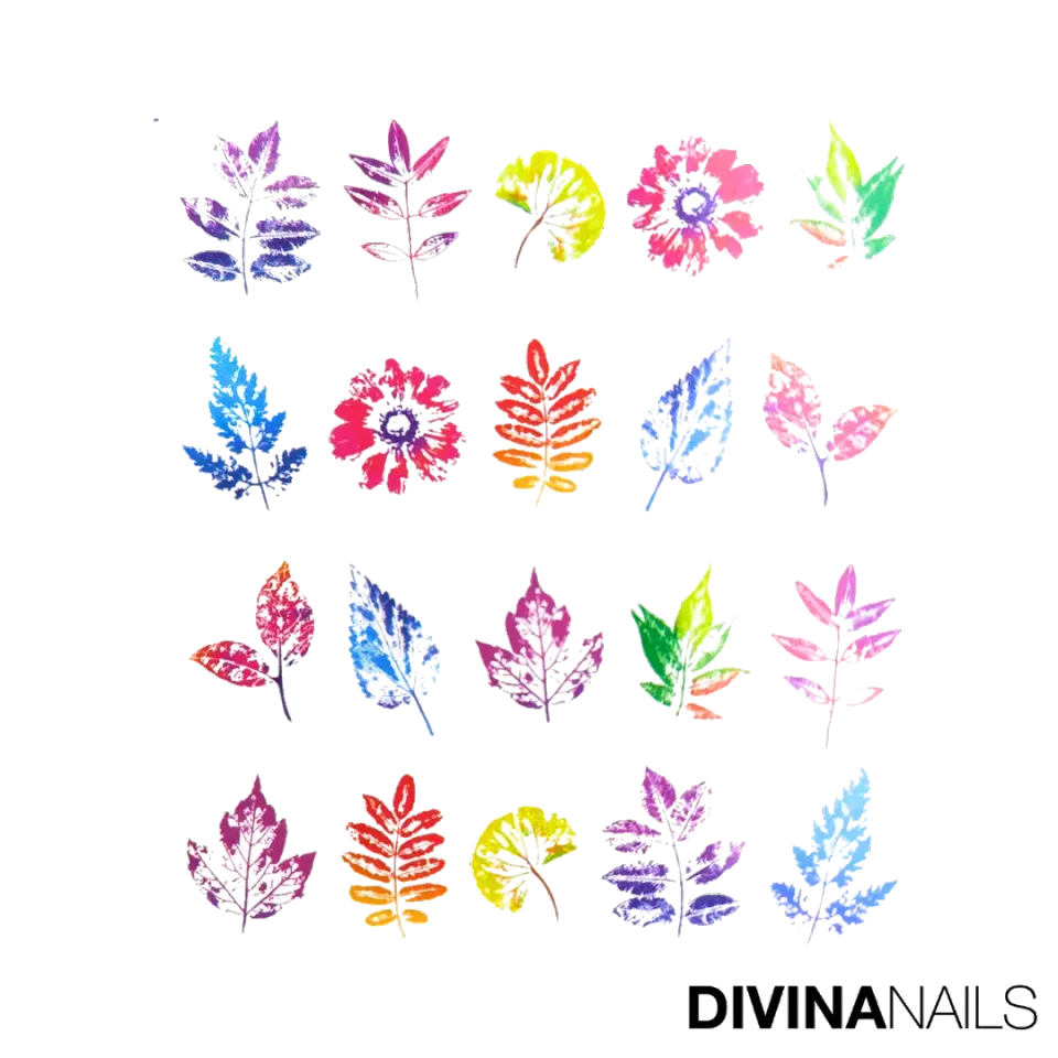 Diva Nails Water Decal Flower Spring 03 stickers unghie fiori primaverili