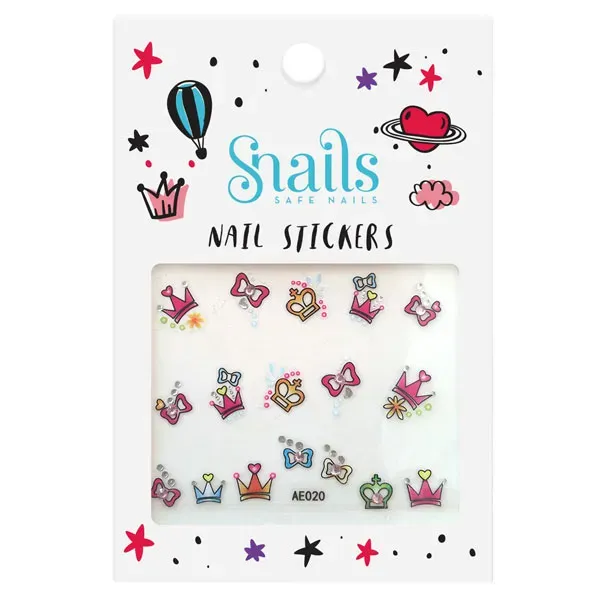 Snails Perfect Princess stickers unghie bimba 17 pz