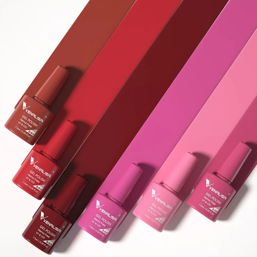 Venalisa Scarlet Rose Kit Smalto Gel 6x7,5ml Rosso