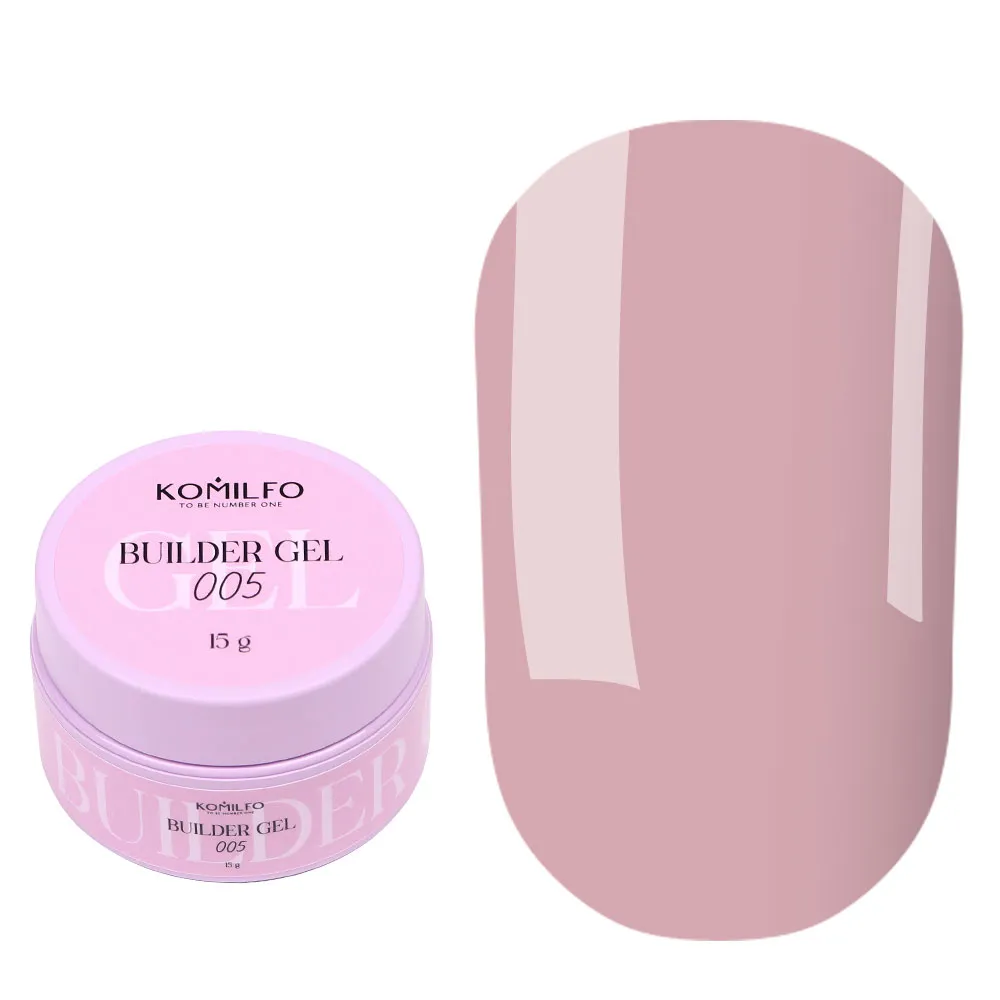 Komilfo Builder Gel 005 gel unghie 15 g rinforzo