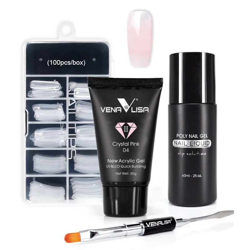 Venalisa New Acrylic Gel kit ricostruzione 4in1 polygel