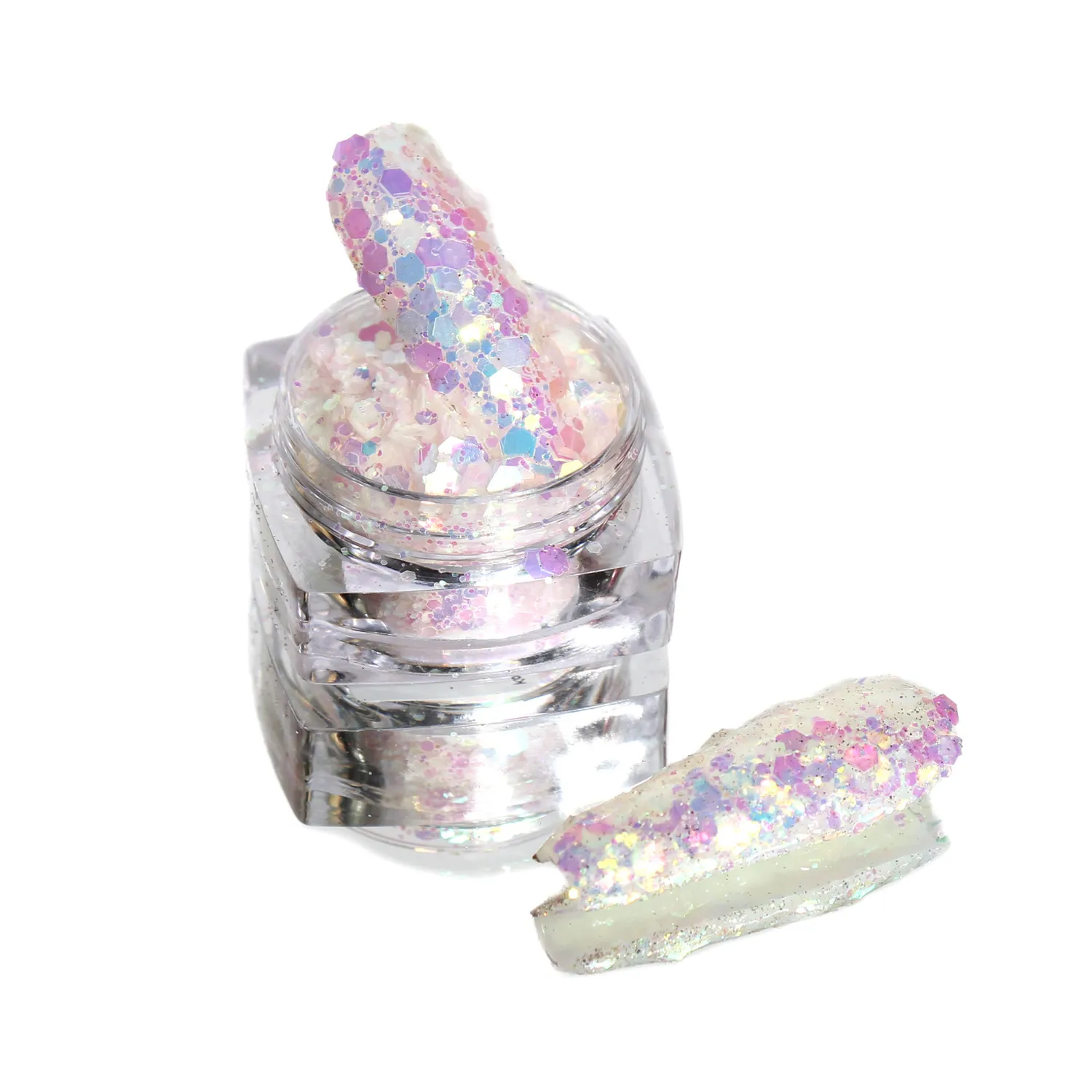 Komilfo MIX-001 paillettes fotocromatiche bianco/viola 2,5 g