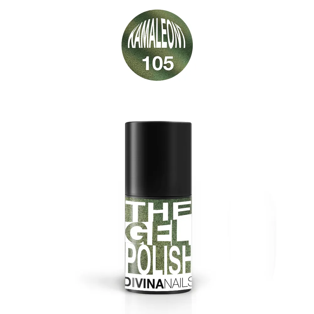 Diva Nails The Gel Polish 105 Kamaleont semipermanente 8ml verde