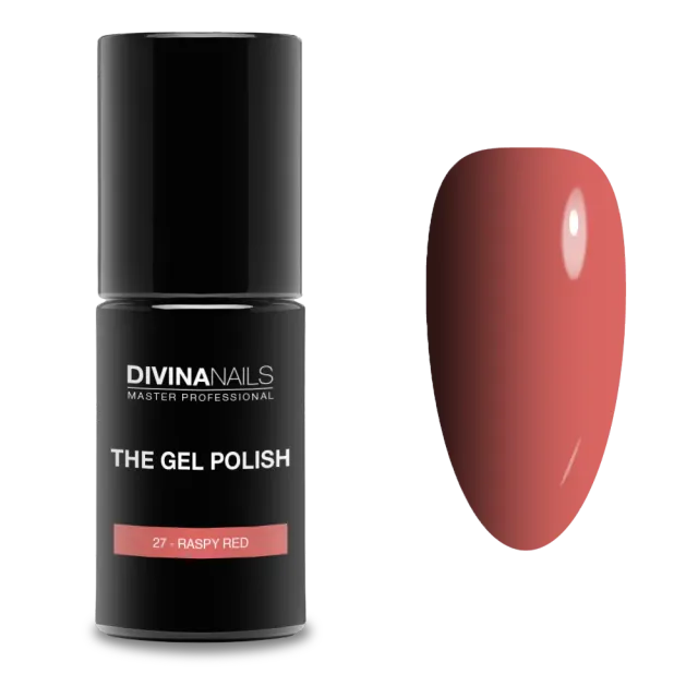 Diva Nails The Gel Polish 27 Raspy Red semipermanente 8ml rosso