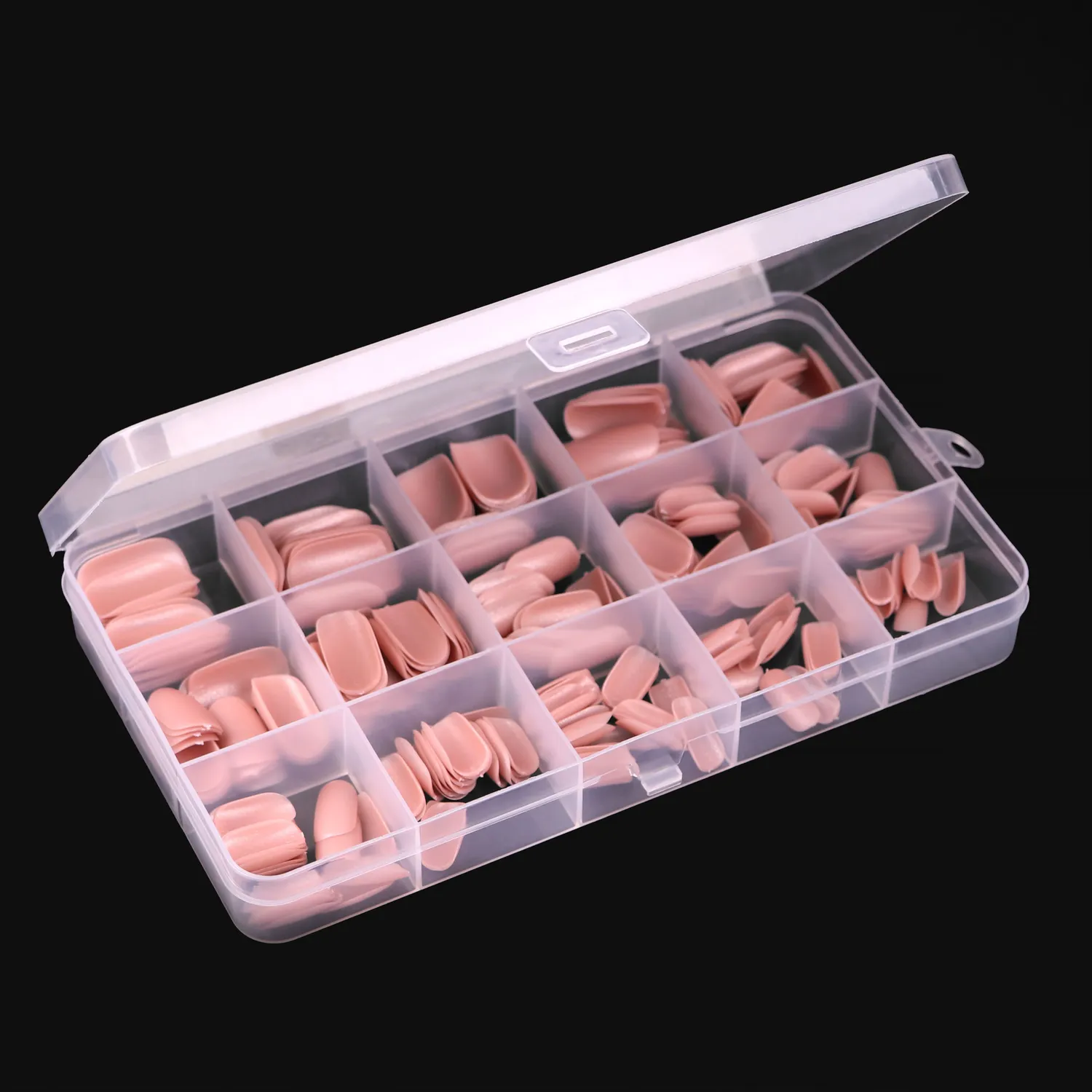 Komilfo SoFast Nude Soft Square Medium tips unghie 300 pz