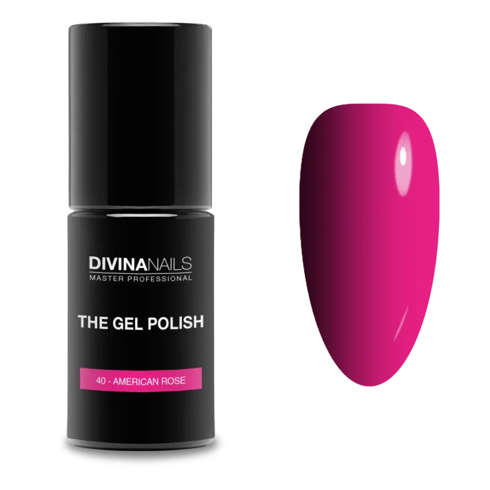 Diva Nails The Gel Polish 40 American Rose semipermanente 8ml fluo