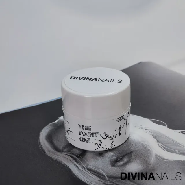 Diva Nails The Paint Gel White gel nail art 5ml bianco