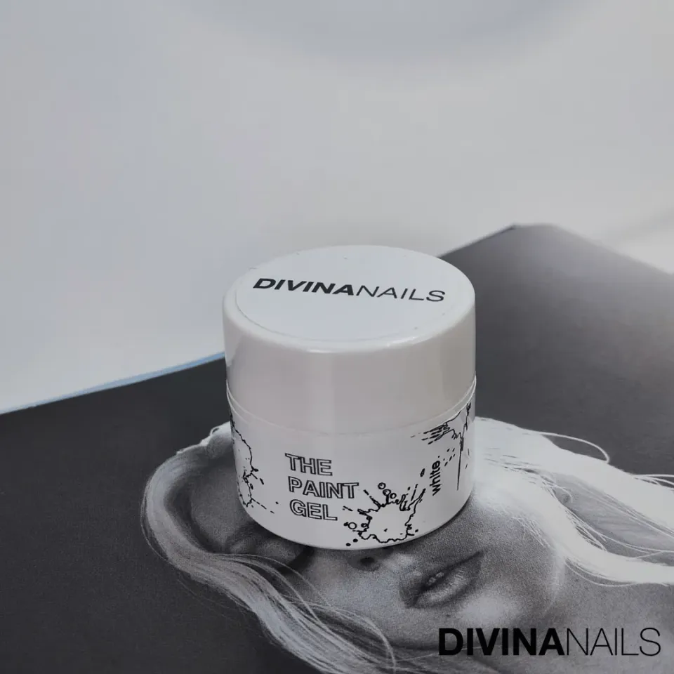 Diva Nails The Paint Gel White gel nail art 5ml bianco