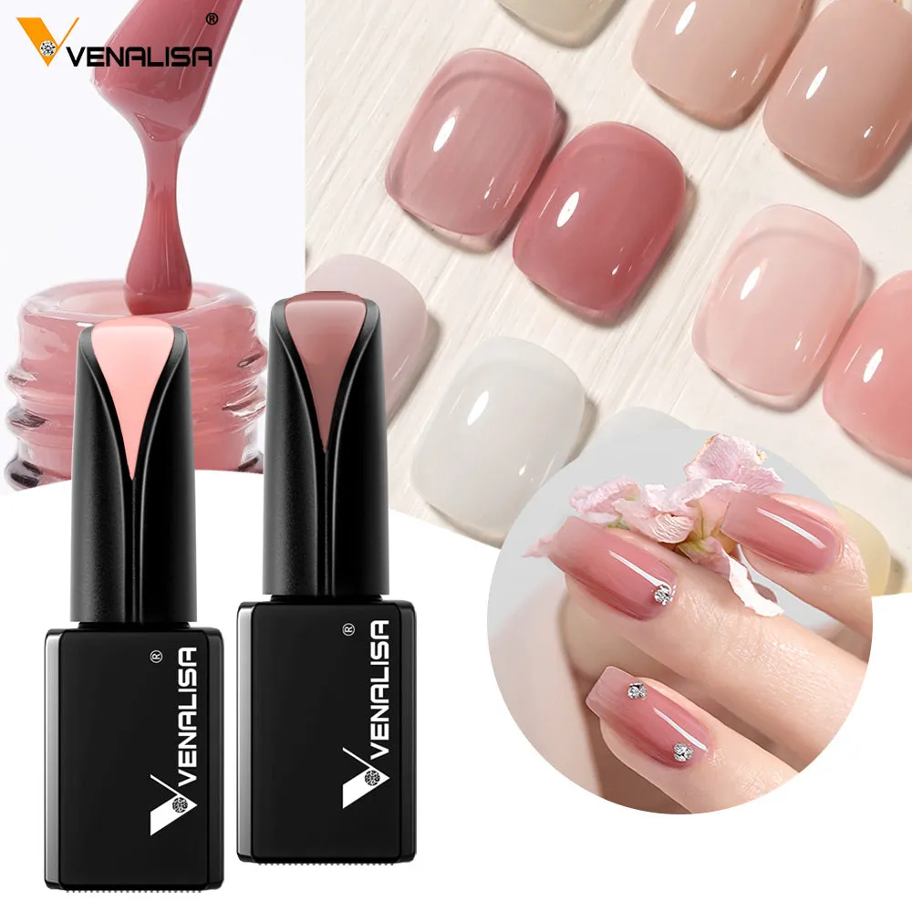 Venalisa Jelly smalto semipermanente 14 colori 15ml effetto vetro