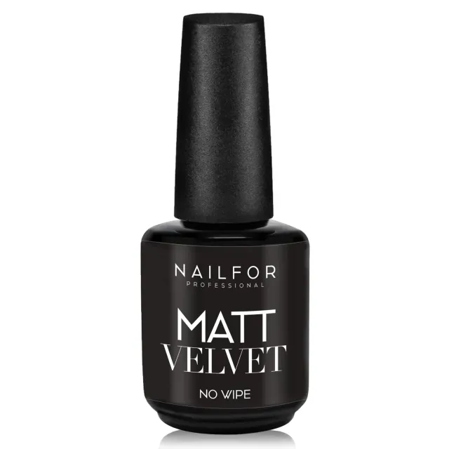 Nailfor Matt Velvet Top Coat opaco 15ml soft touch