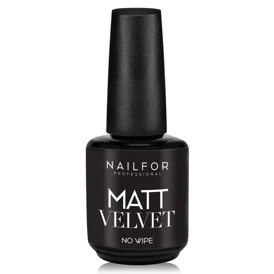 Nailfor Matt Velvet Top Coat opaco 15ml soft touch