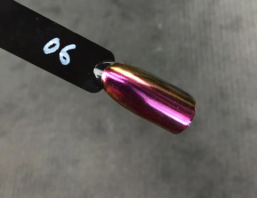 Komilfo Beetle polvere unghie 006 rosa 0,5 g cromata