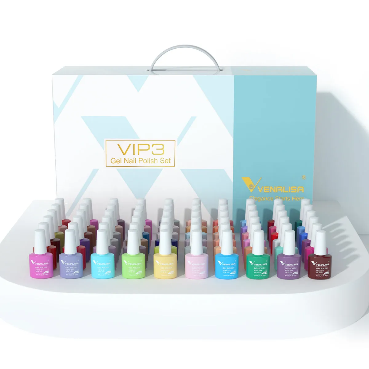 Venalisa VIP Kit smalto gel 60 colori 7,5ml hema free