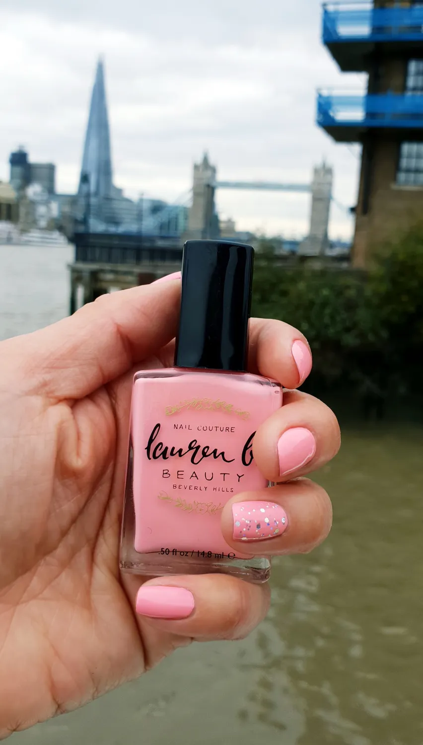 Lauren B Baja Sunrise smalto rosa salmone vegan 7-free